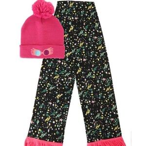 Adult Harry Potter Luna Lovegood Winter Scarf and Knit Hat Set